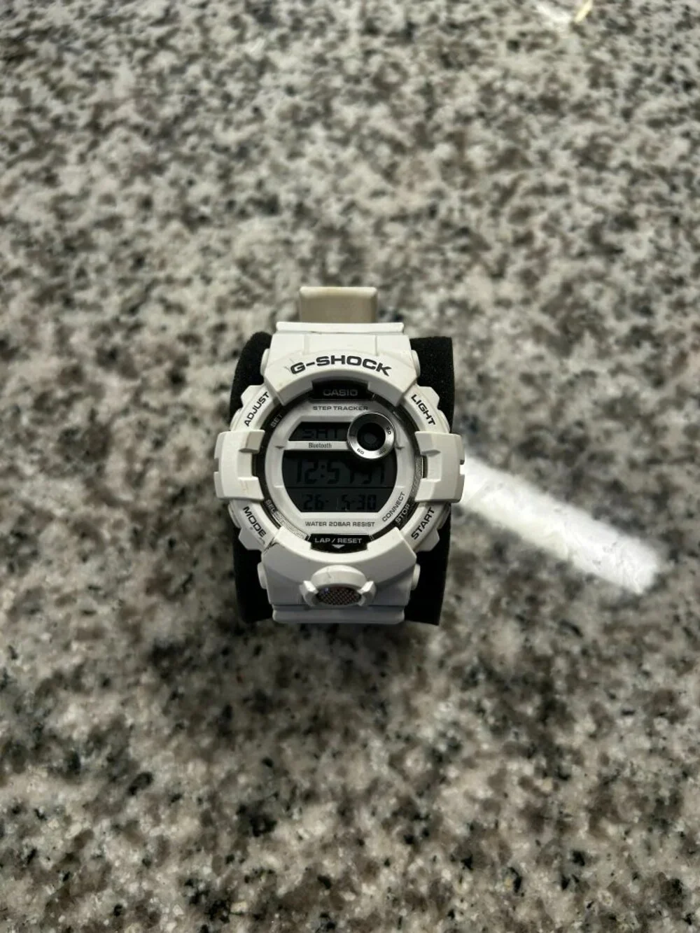 Casio G-Shock White Digital Bluetooth Fitness Watch